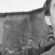 Piazza Trento e Trieste (Bagnoregio), Anthony Quinn in una scena de La Strada di Federico Fellini (1954). Foto: Archivio Tuscia Film Fest 